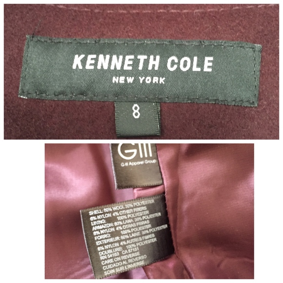 ❌SOLD❌Kenneth Cole burgundy maxi coat ** FINAL PRICE - Picture 4 of 6